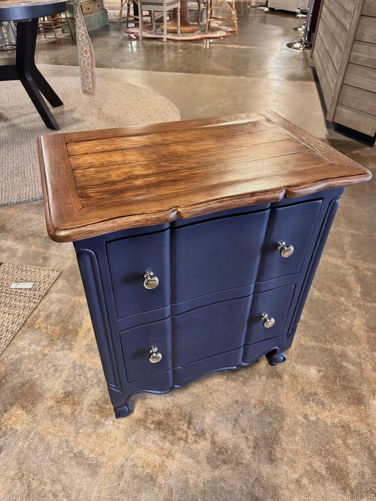2 Drawer Cabinet Navy 27H x 23.5W x 15D - Image 3