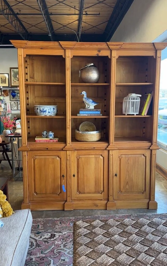 2 Piece Solid Pine Bookcase & Shelves - Image 3