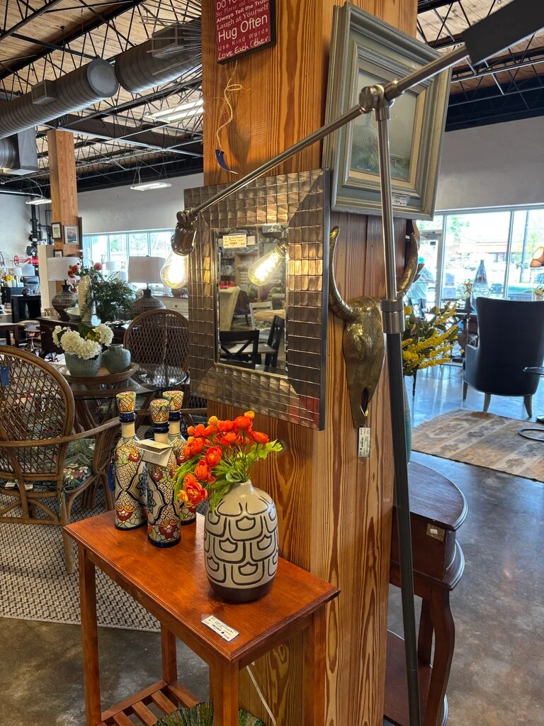 Angled Metal Floor Lamp
