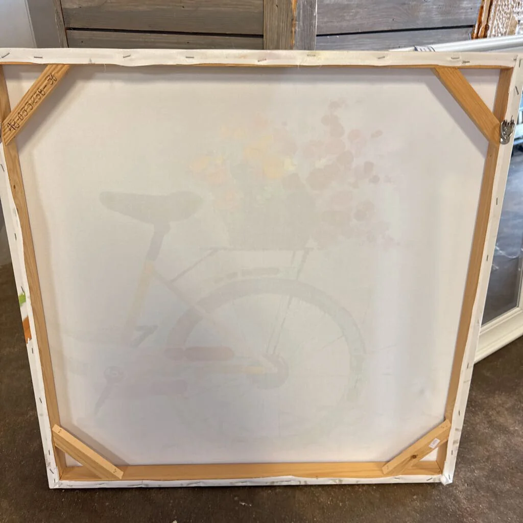 Bicycle With Flowers 28 x 28 - Image 3