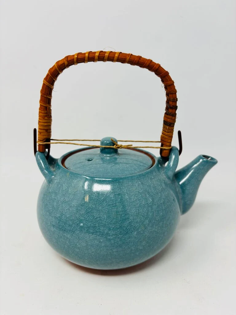 Blue Tea Pot & Cups - Image 3