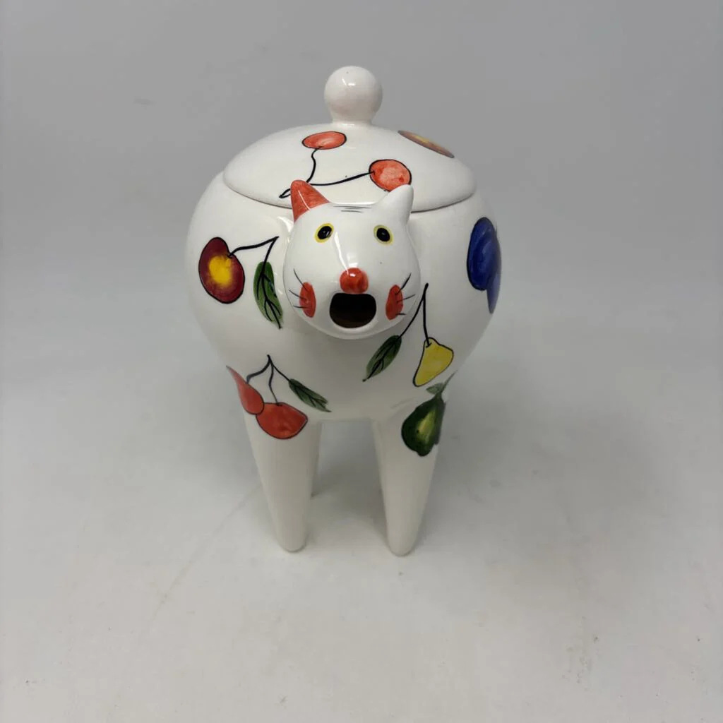 Ceramic Long Leg Cat Teapot - Image 3