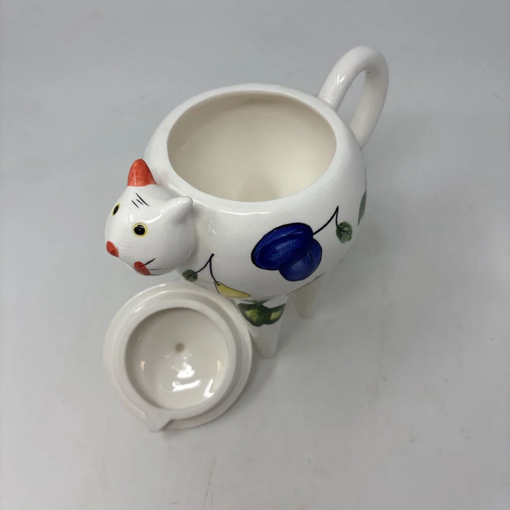 Ceramic Long Leg Cat Teapot - Image 5