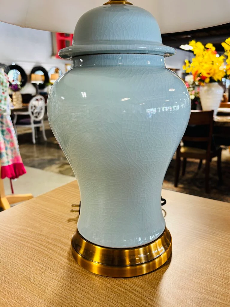 Ceramic Urn Base Lamp - Image 4