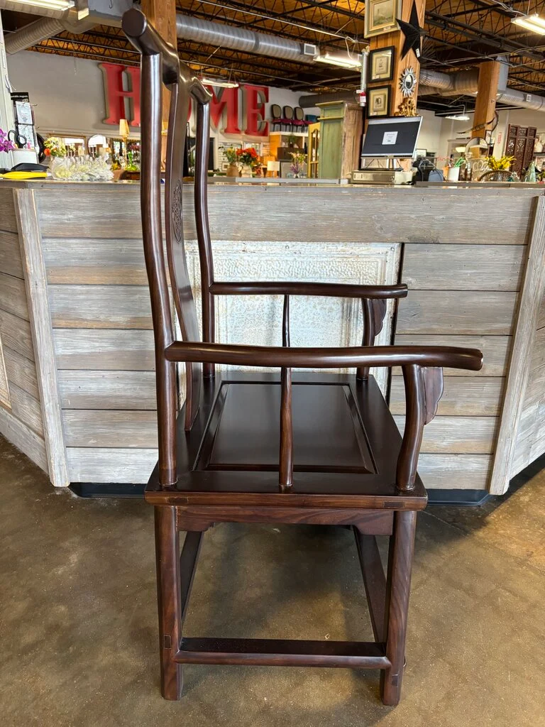 Chinese High Yokeback Armchair - Image 3