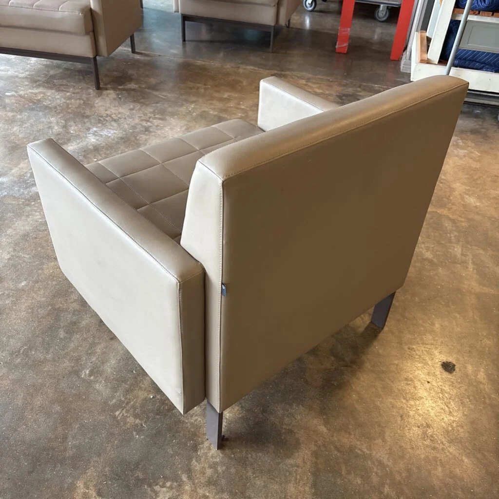 Coalesse Leather Club Chair - Image 3
