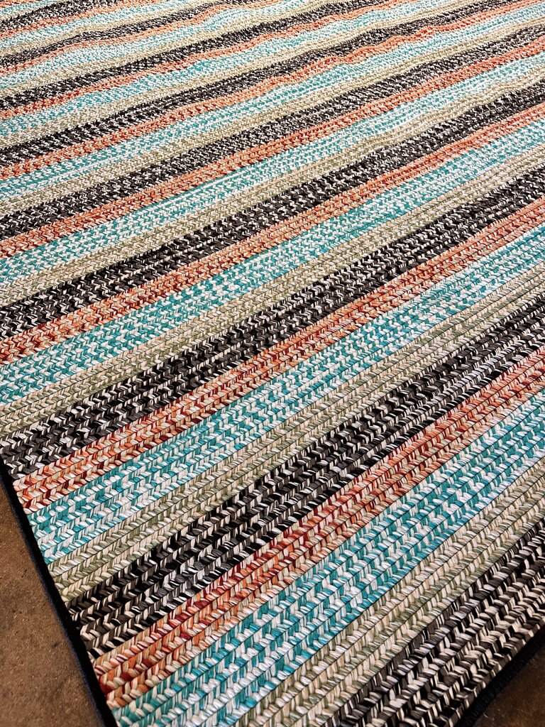 Emma Tweed Stripe Earth Vibes 8 X 10 Rug (RT $2000) - Image 2