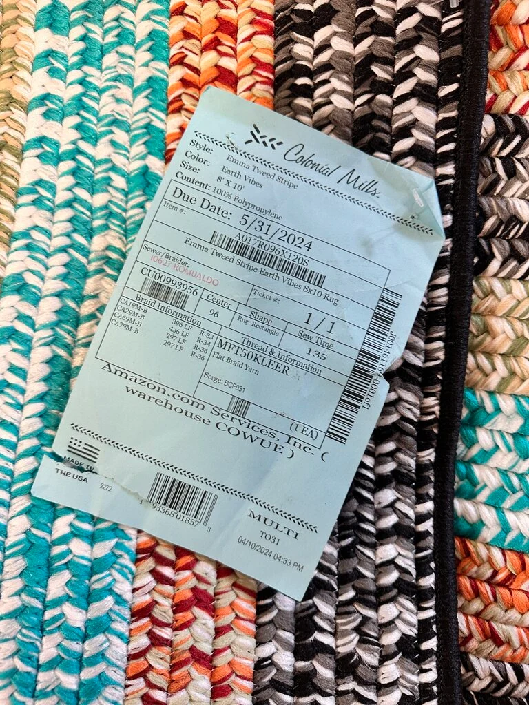 Emma Tweed Stripe Earth Vibes 8 X 10 Rug (RT $2000) - Image 4