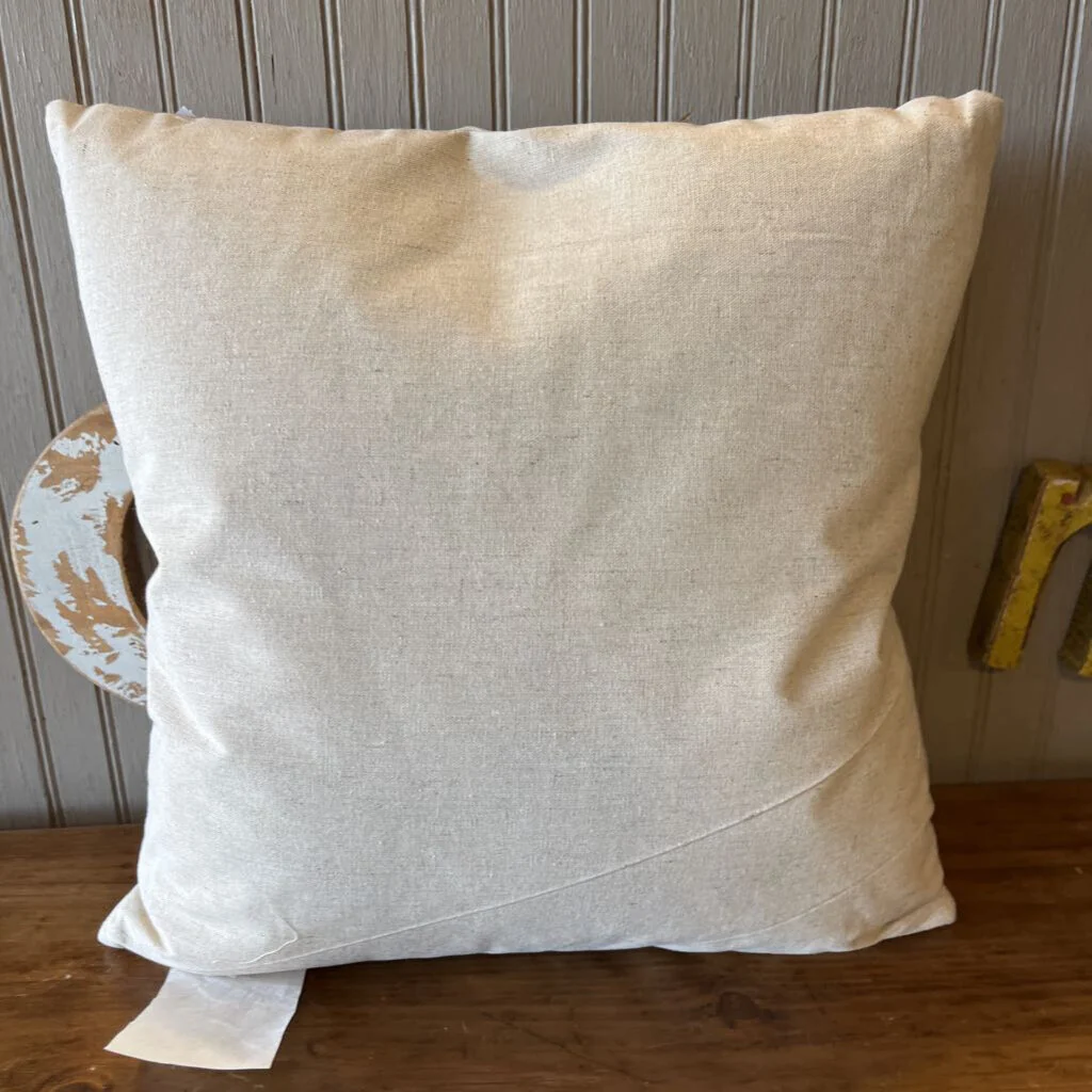 Eyelet Embroidered Floral Pillow - Image 3