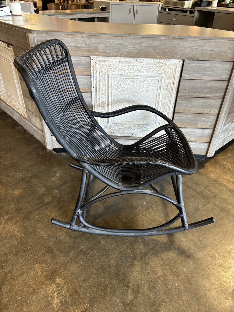 Faux Bamboo Indoor/Outdoor Rocker - Image 3