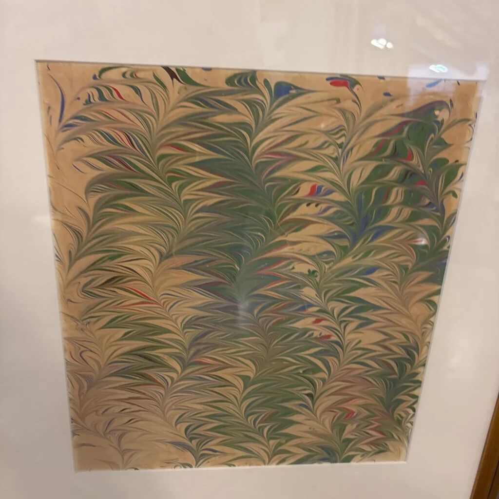 Fern & Feather Marble Art 19 X 21.5 - Image 2