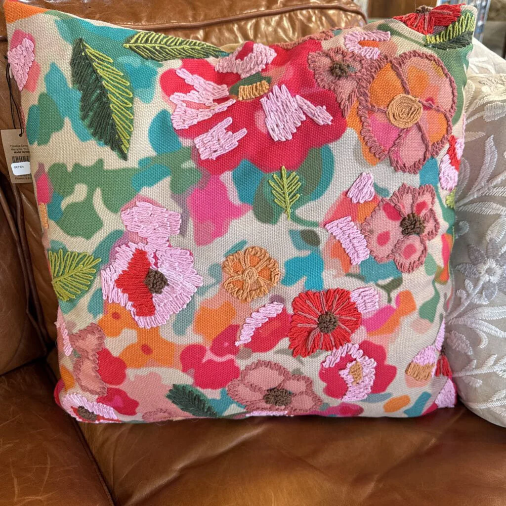 Flowers Embroidered