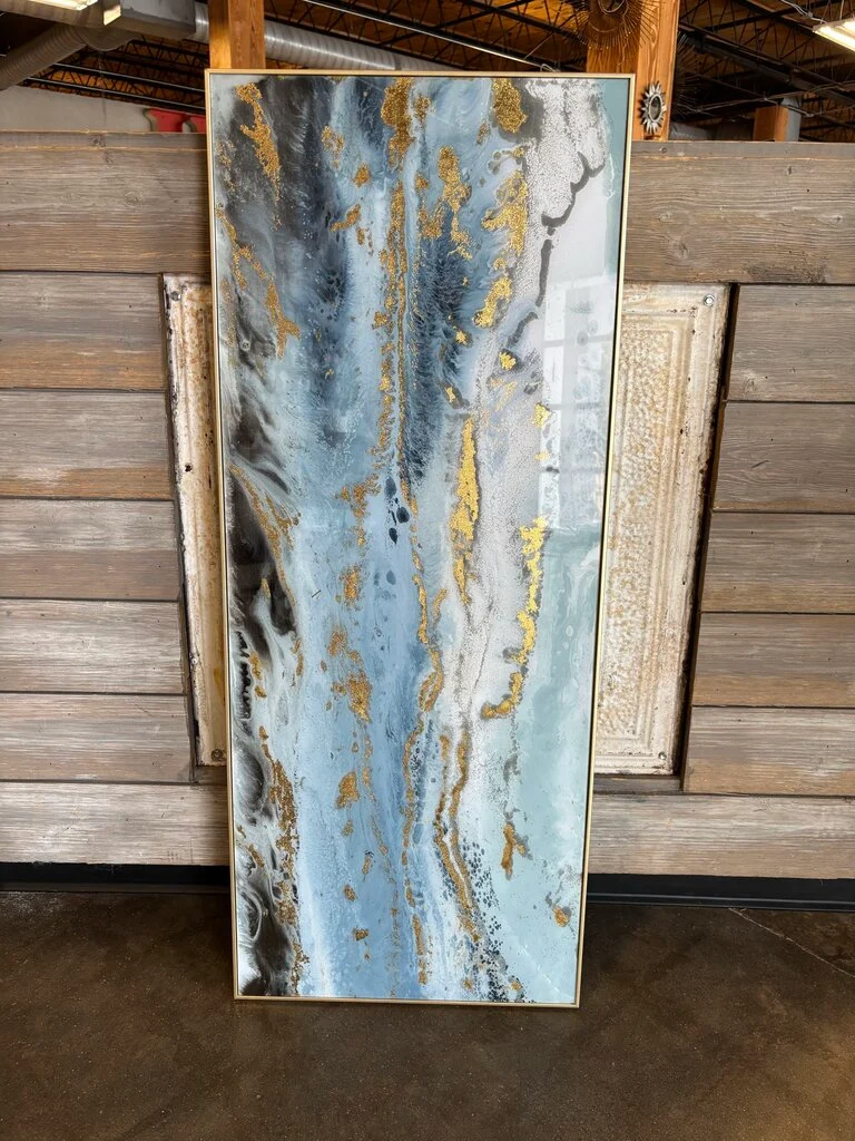 Framed Waves Crashing