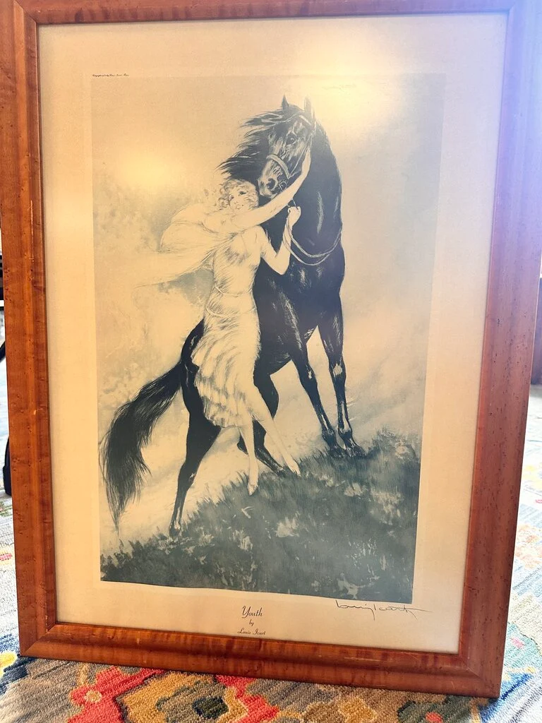 Framed "Youth" By Louis Icart 24 x 32 - Image 2