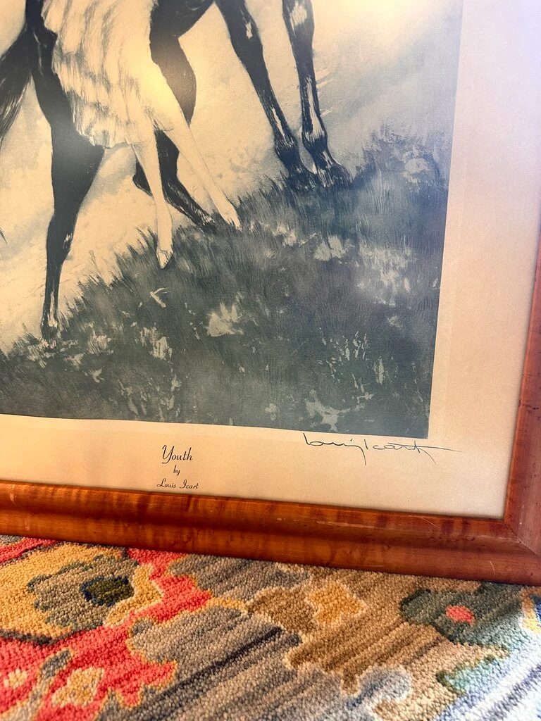 Framed "Youth" By Louis Icart 24 x 32 - Image 3