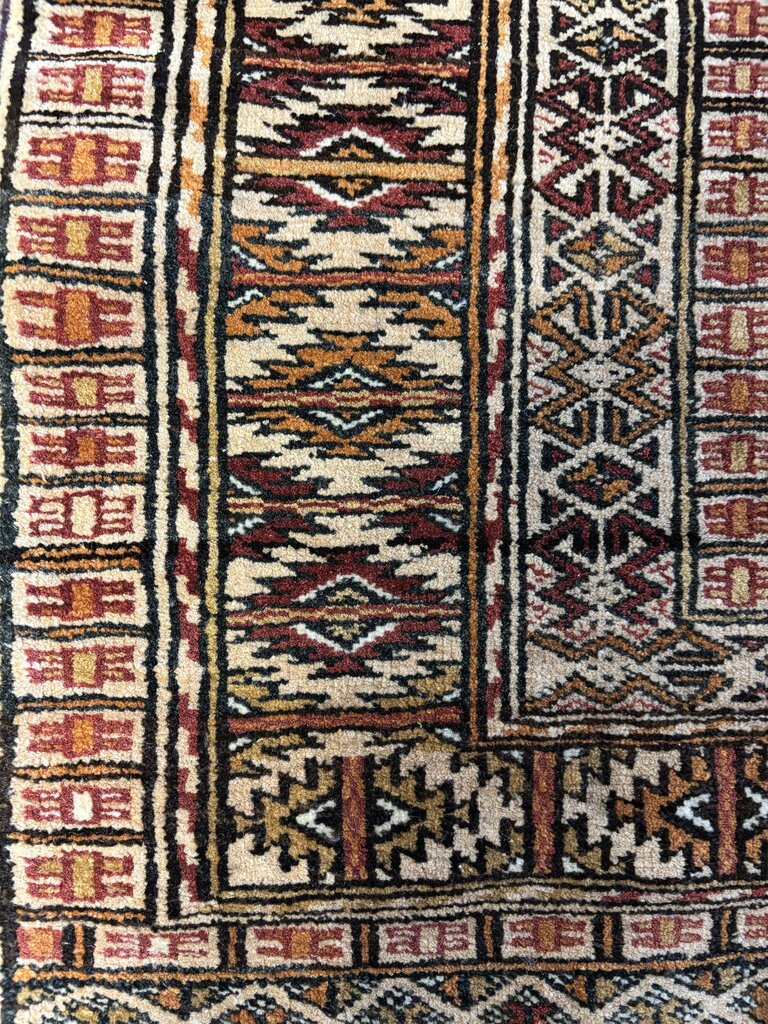 Geometric BoHo Fringe Rug 72 X 47 - Image 2