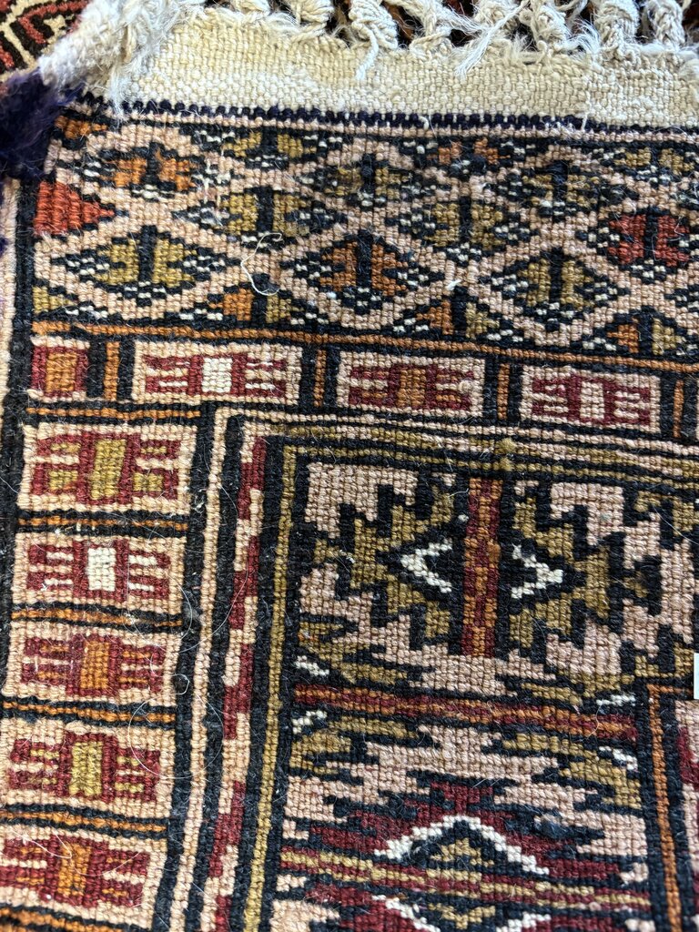 Geometric BoHo Fringe Rug 72 X 47 - Image 3