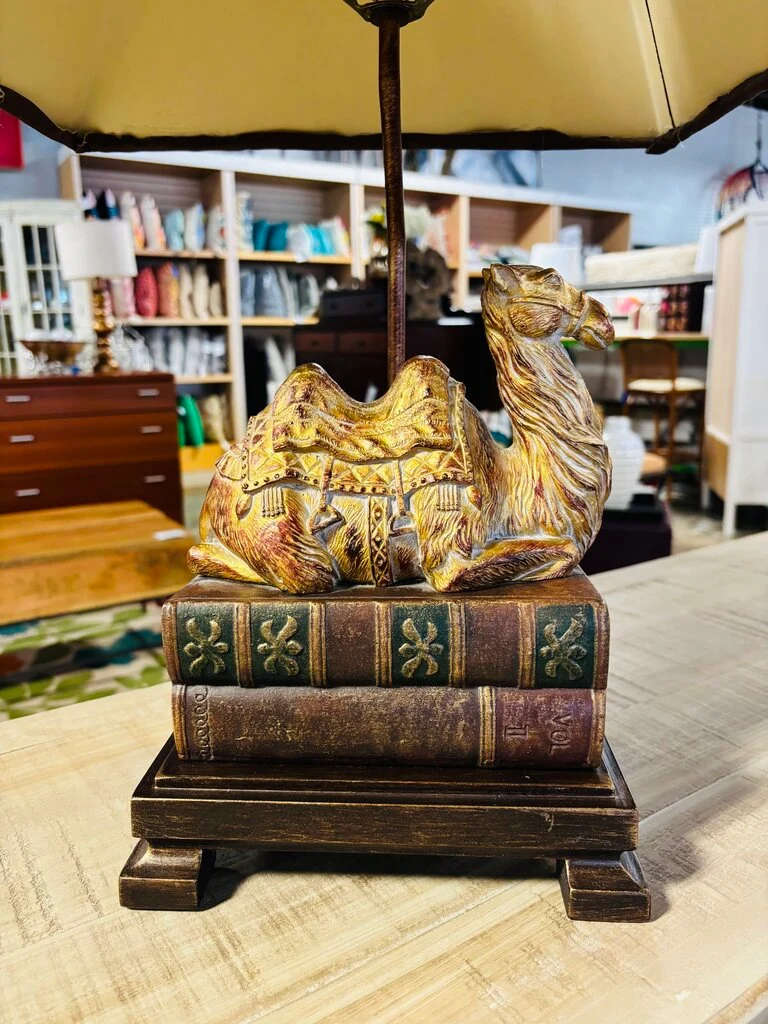 Gilt Camel Figural Lamp - Image 2
