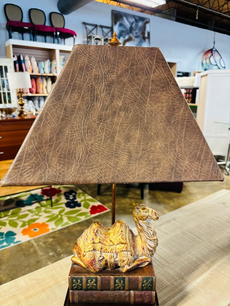 Gilt Camel Figural Lamp - Image 3