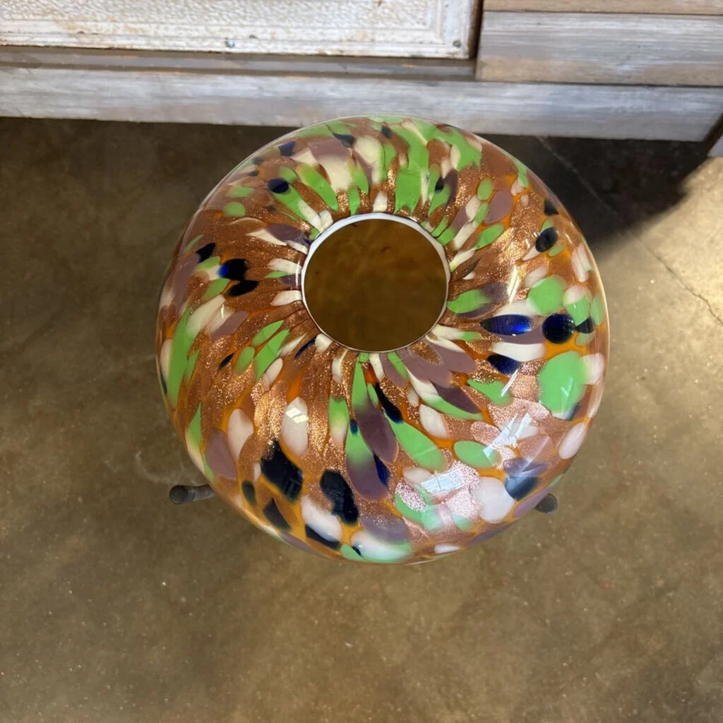 Glass Gazing Ball Planter with Stand - Image 3