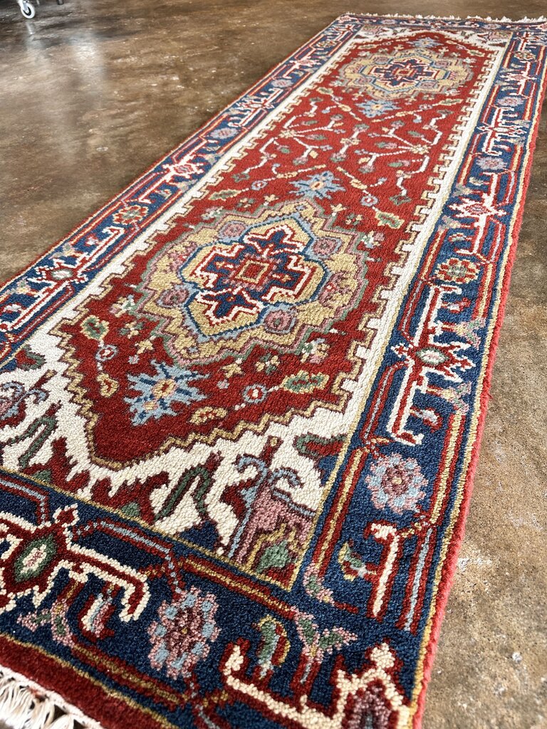 Hand Knotted Afghan 24L x 74W - Image 2