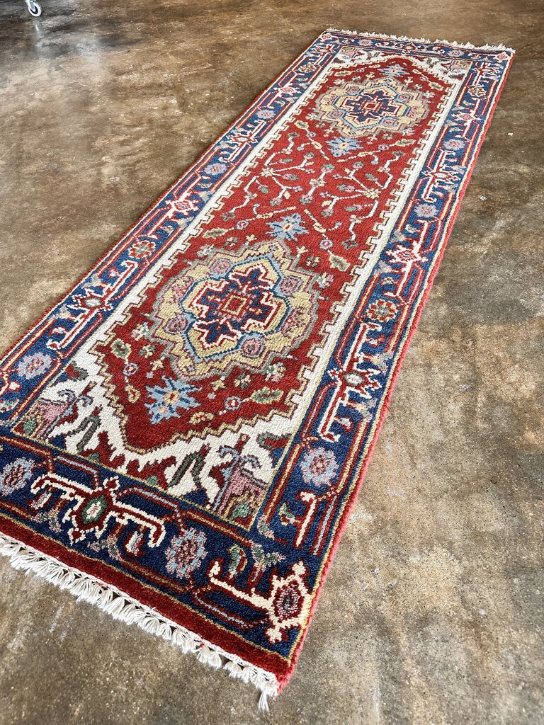 Hand Knotted Afghan 24L x 74W - Image 3