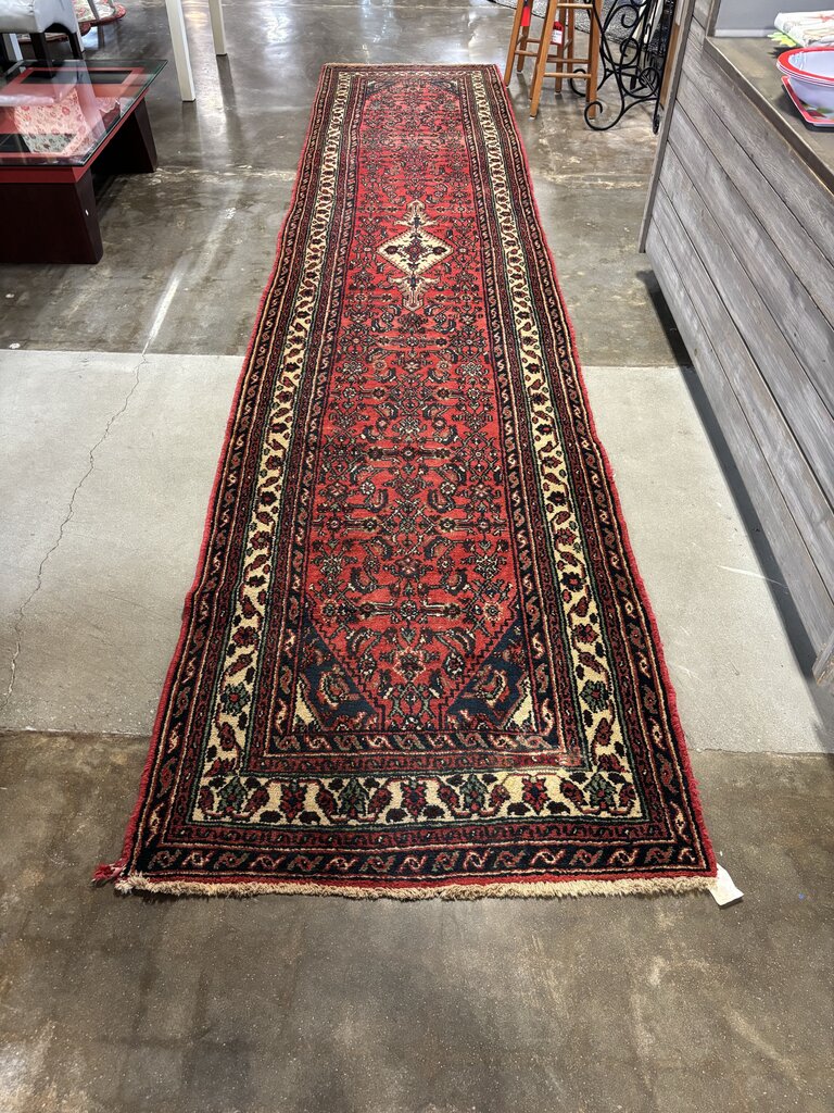 Hand Knotted Wool Persian Runner 41 X 200 - Image 2