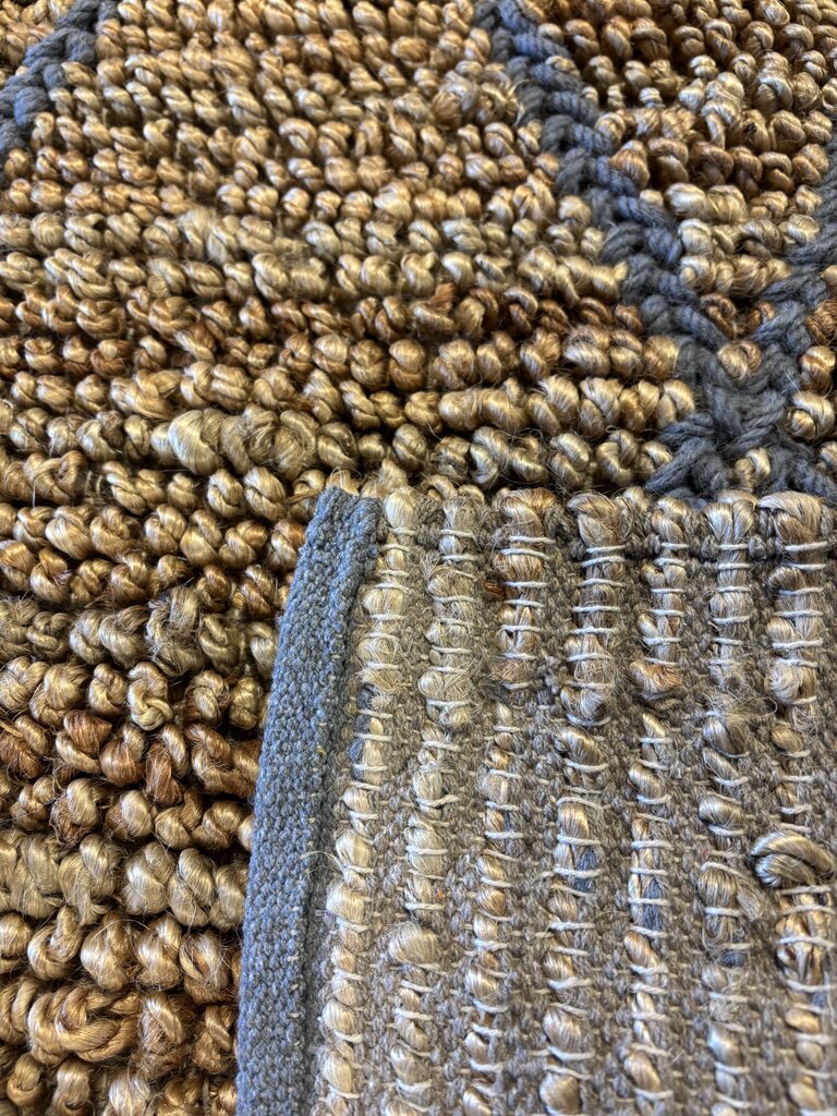 Handmade Hemp Wool Cotton Larson Rug 5 X 8 - Image 4
