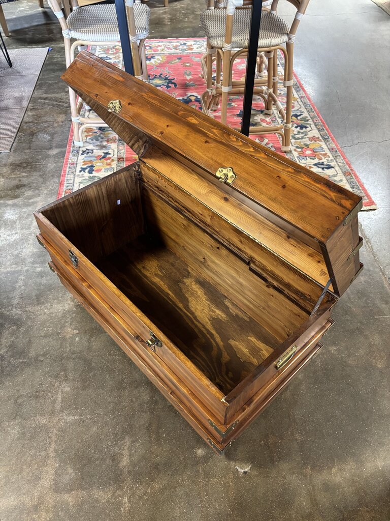 Handmade Storage Trunk 36 X 19 X 21 - Image 6