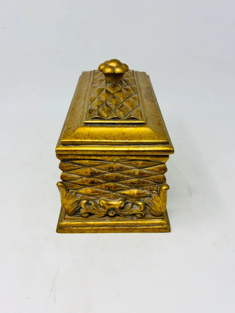 Heavy Carved Jewelry Box - Image 3