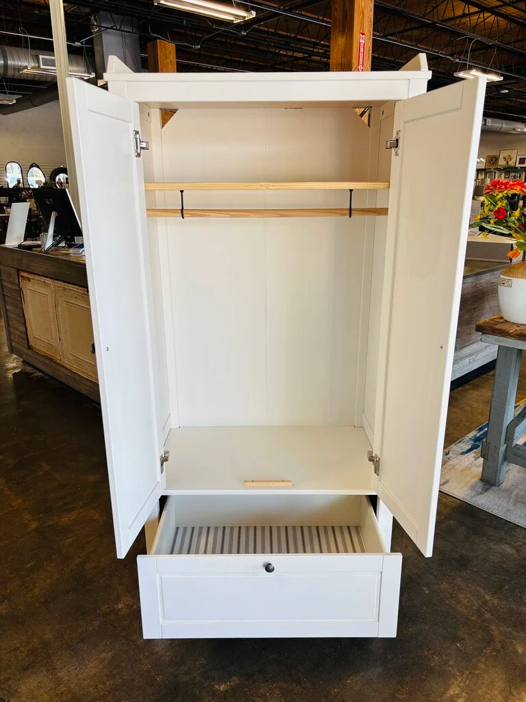 Ikea White Wardrobe - Image 3