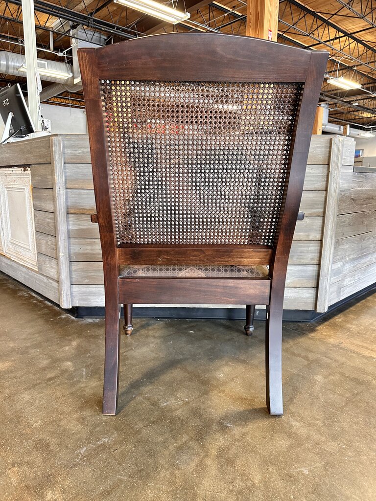 Large Spindle Cane Back Chair - Image 5