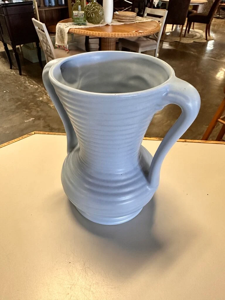 Lilac Handled Ceramic Vase - Image 2