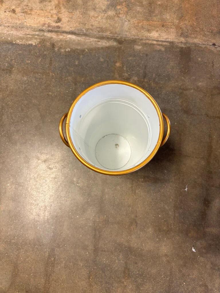 Mackenzie-Childs Medium Metal Lunares Bucket - Image 2