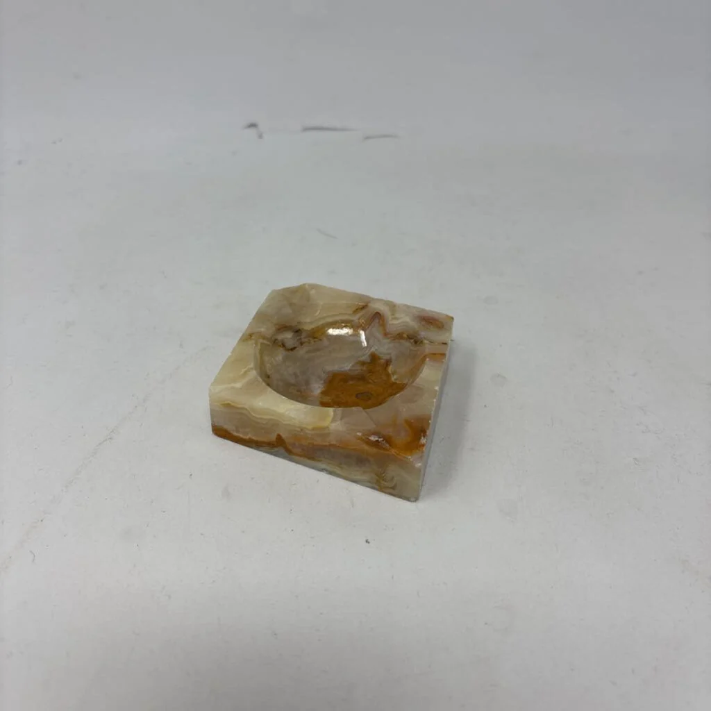 MCM Slanted Marble Ashtray