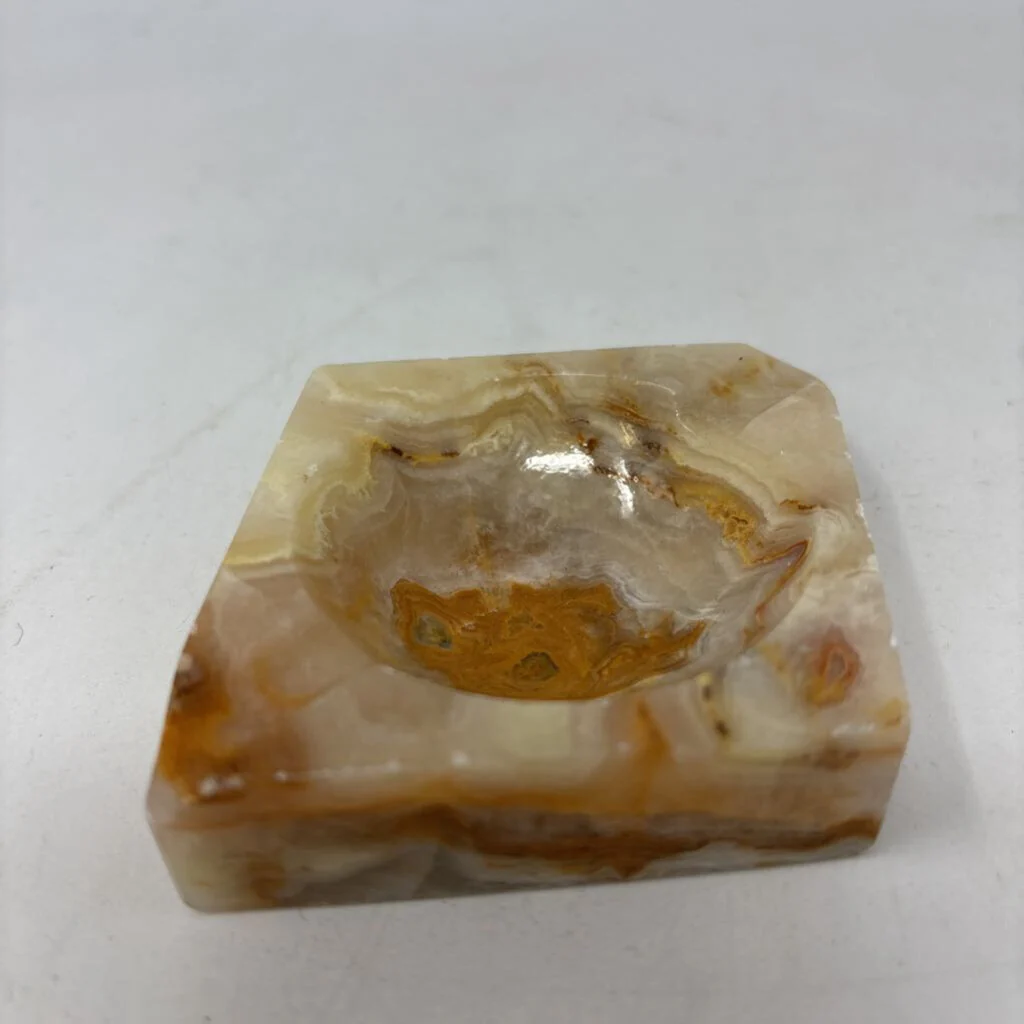 MCM Slanted Marble Ashtray - Image 3