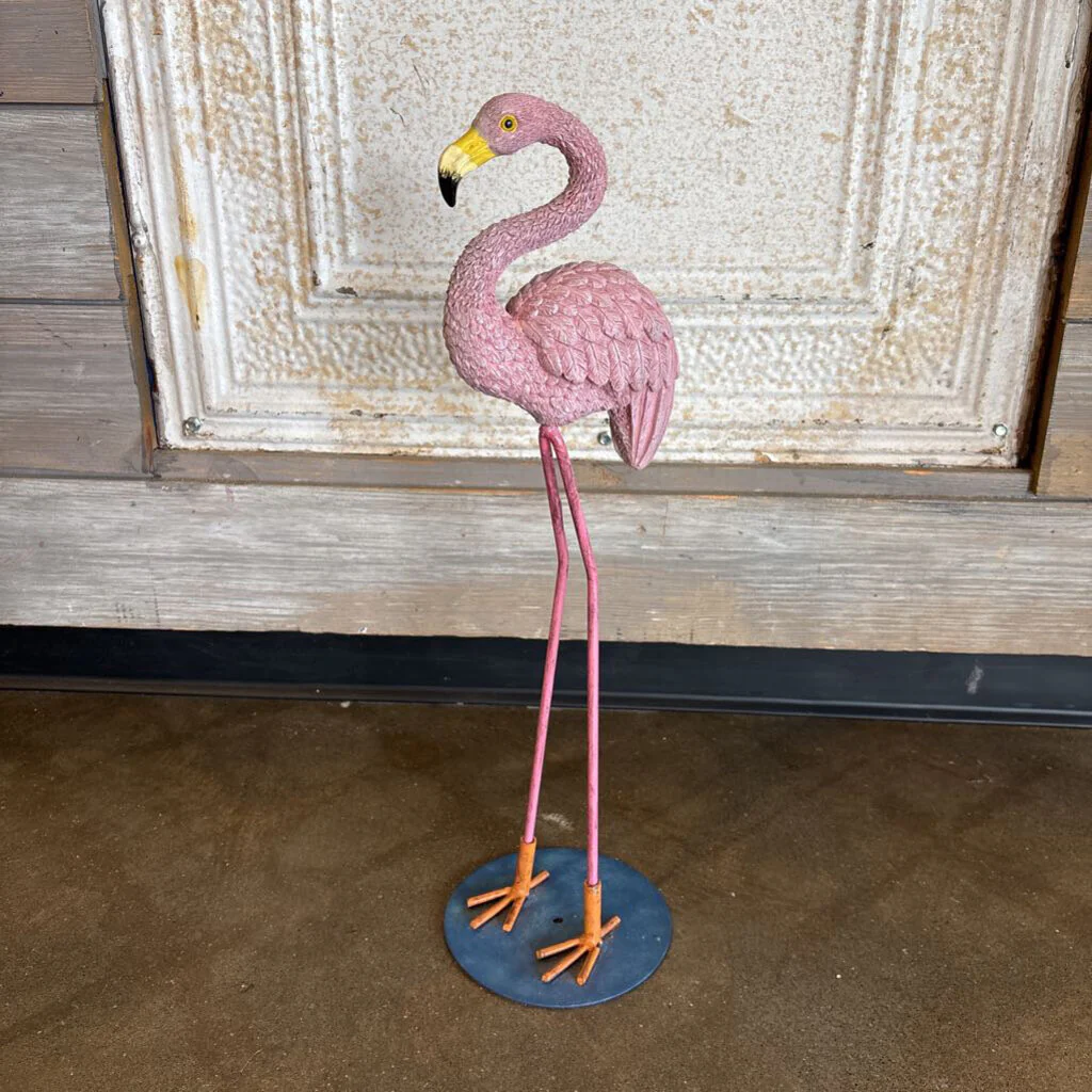 Metal Flamingo