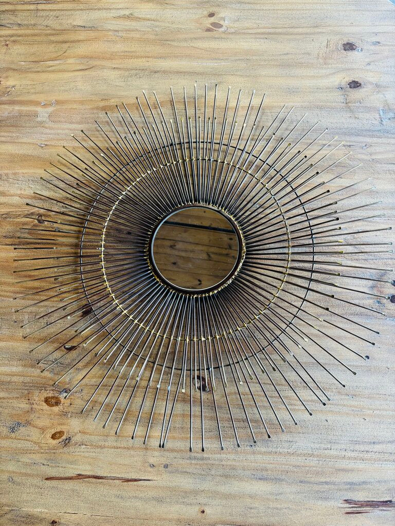 Metal Sunburst Mirror 31.5" R - Image 2