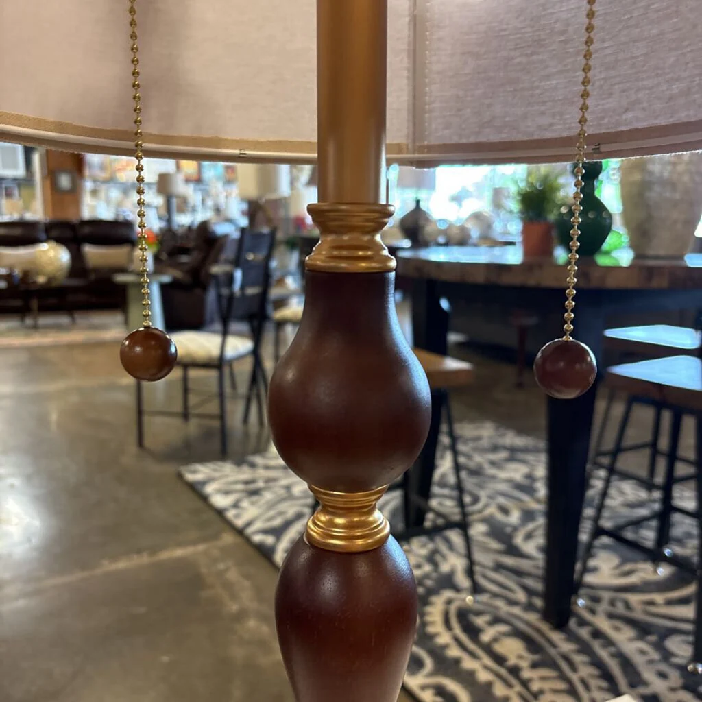 Natural Wood Table Lamp - Image 3