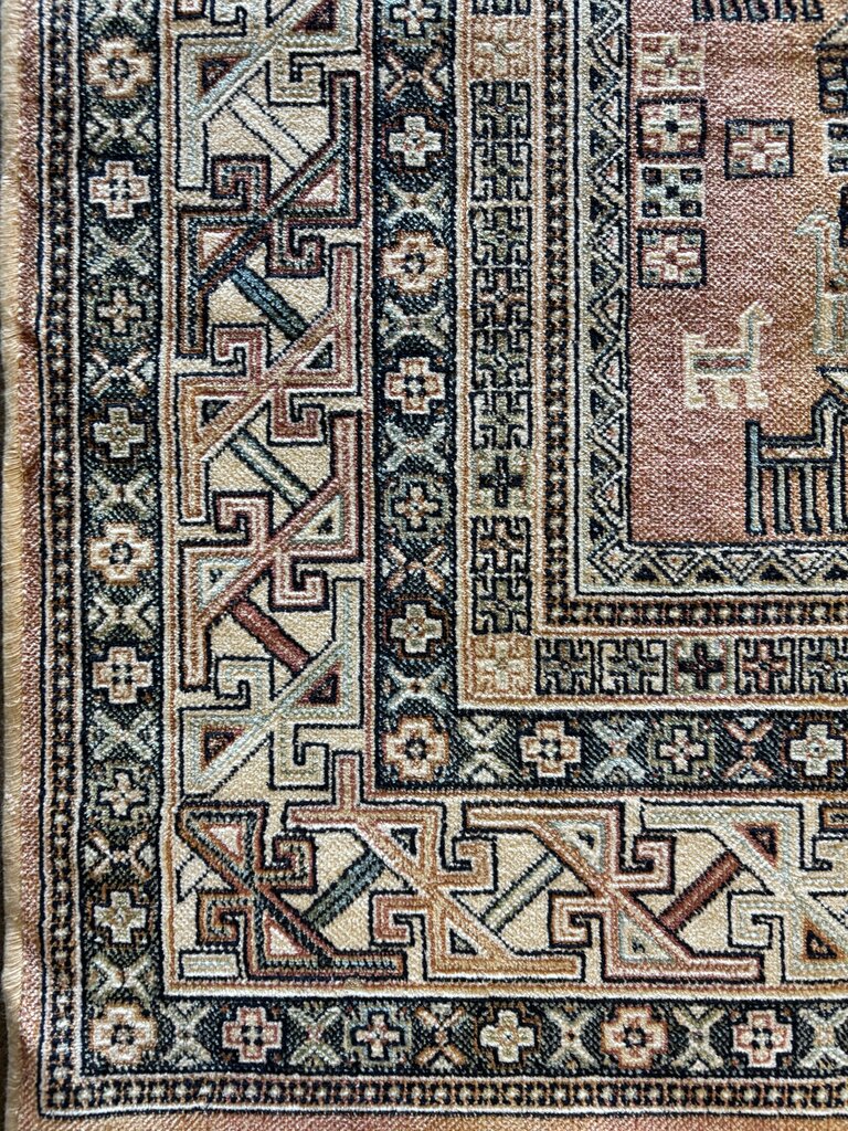 Oriental Woven Area Rug 3'2" X 4'6" - Image 2