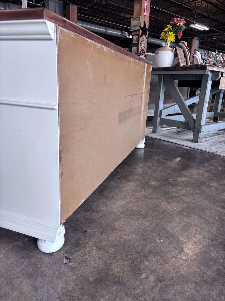 Painted 7 Drawer Dresser 70 X 19 x 34.25 - Image 12