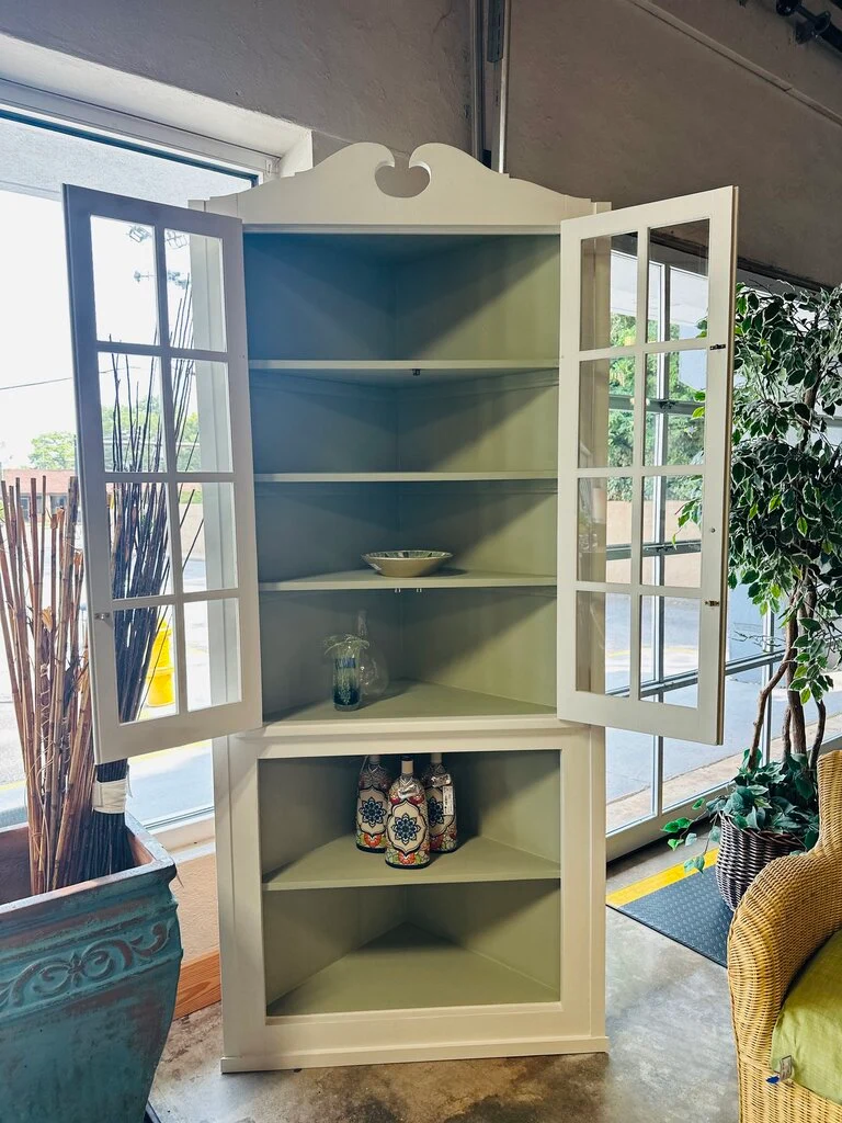 Painted Corner Cabinet - Image 2