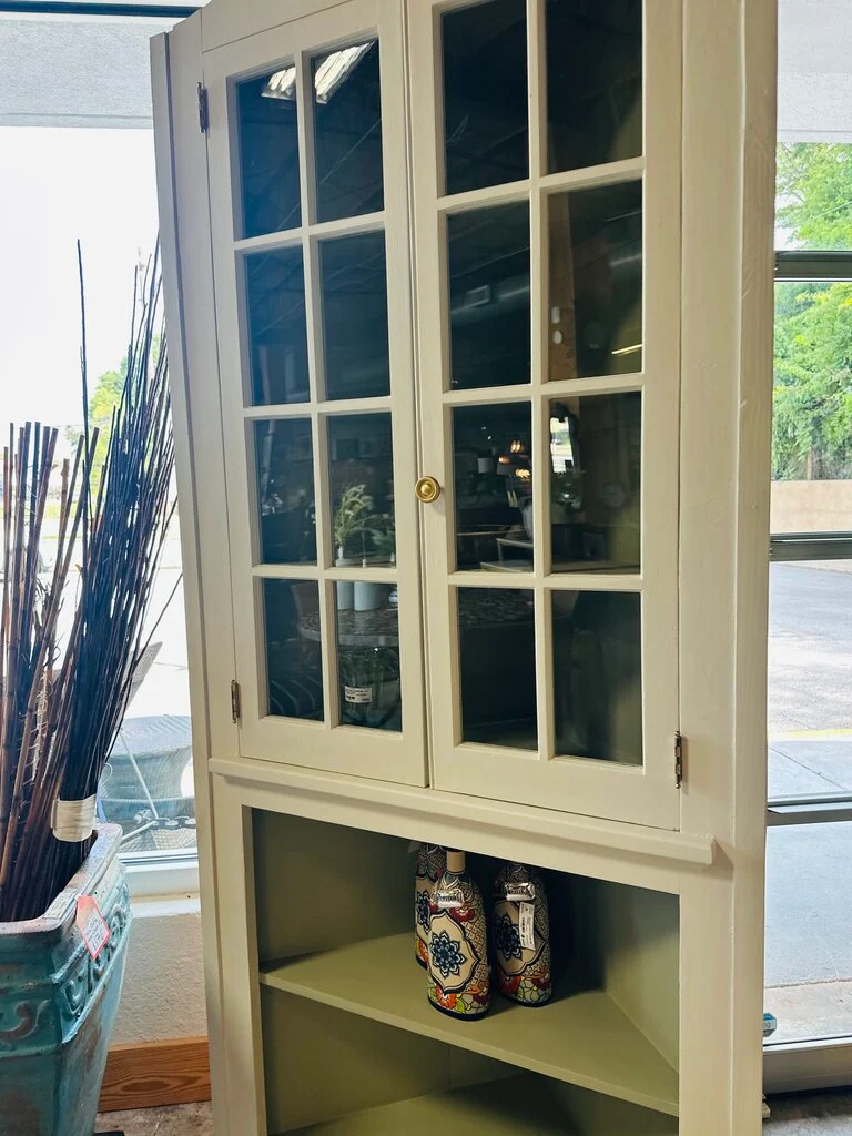 Painted Corner Cabinet - Image 3