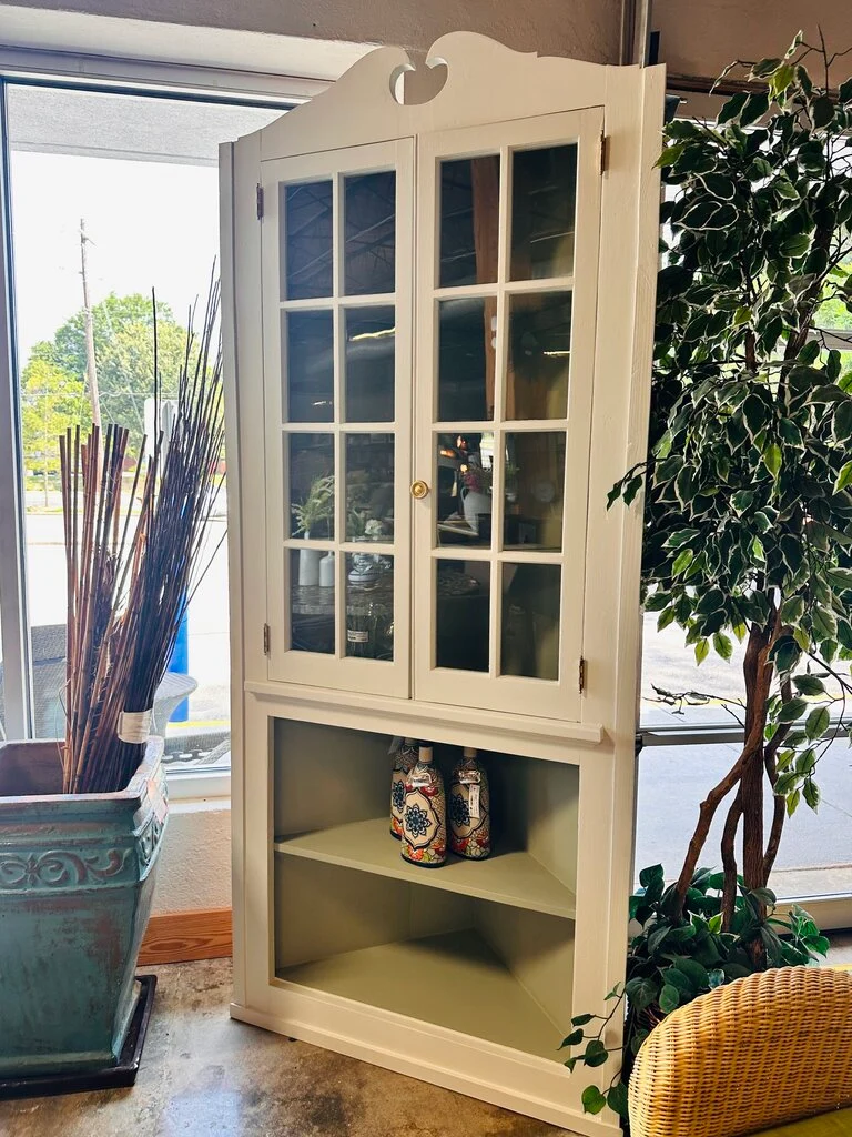 Painted Corner Cabinet - Image 6