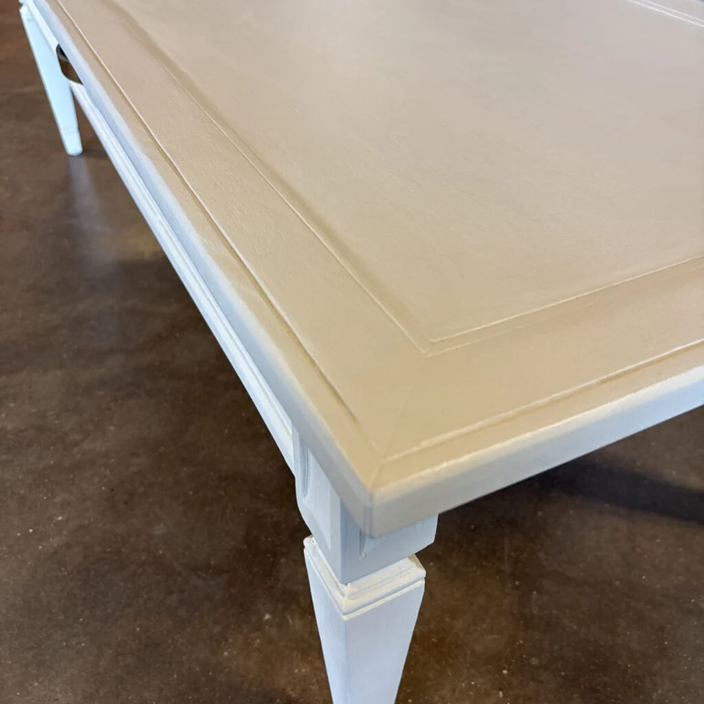 Painted Faux Drawer Coffee Table 50 X 20.25 X 15 - Image 4