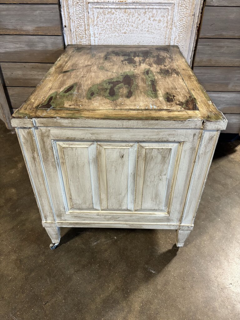 Painted Rolling Record/LP Cabinet 28 X 20 X 21.75 - Image 3