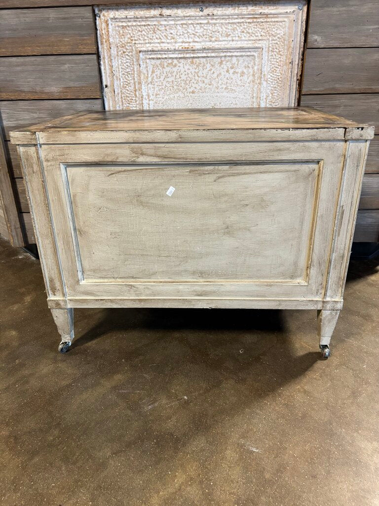 Painted Rolling Record/LP Cabinet 28 X 20 X 21.75 - Image 4
