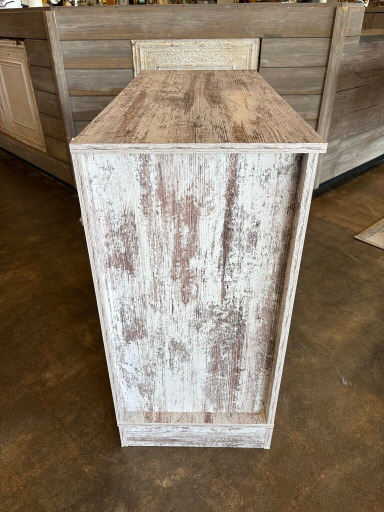 Painted Wood Sideboard 2 Drawers, 2 Doors 35.5 X 15.5 X 30.25 - Image 5
