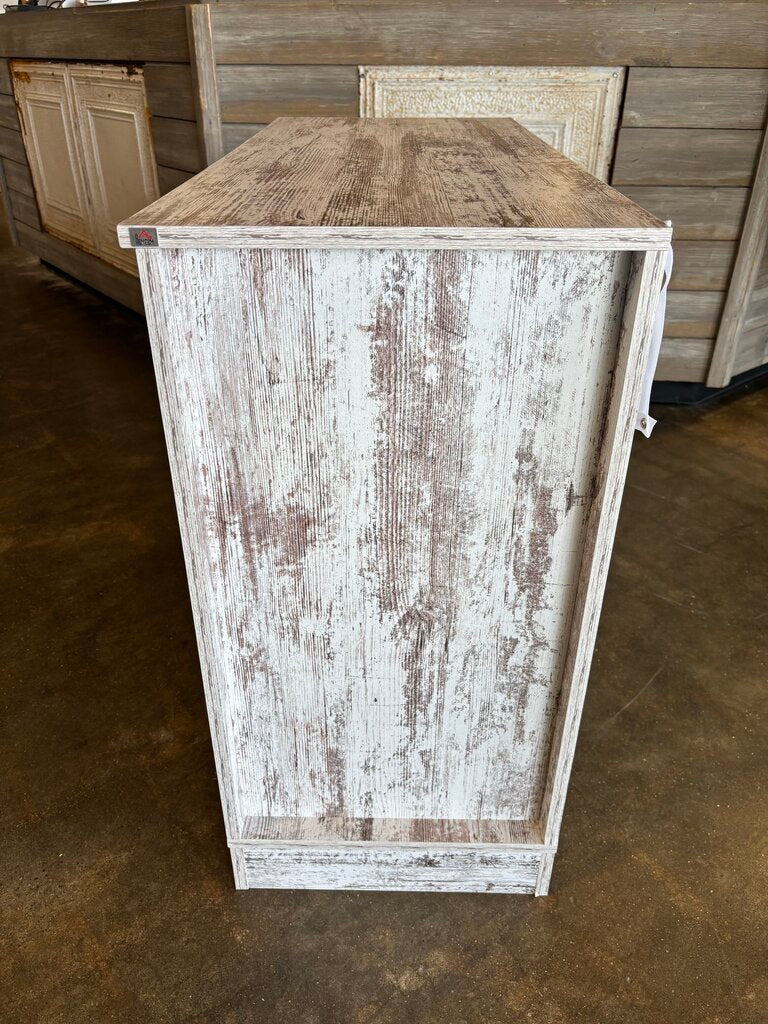 Painted Wood Sideboard 2 Drawers, 2 Doors 35.5 X 15.5 X 30.25 - Image 6