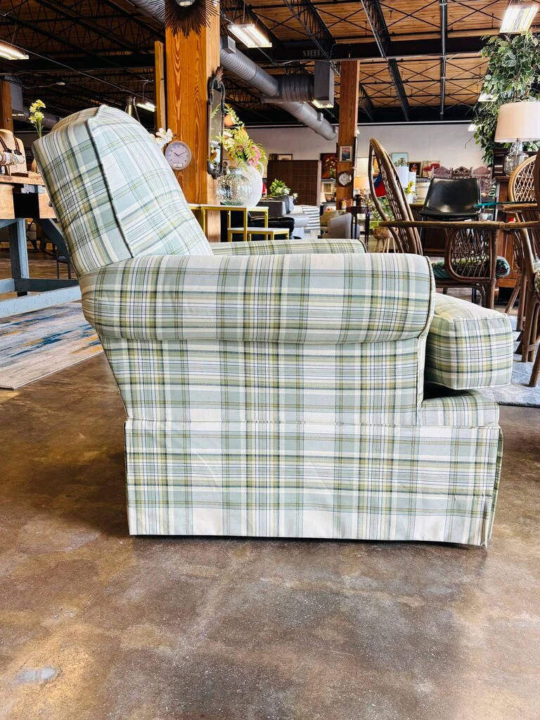Plaid Arm Chair - Image 2